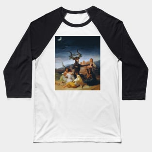 Witches Sabbath Remastered Oil Painting Baseball T-Shirt